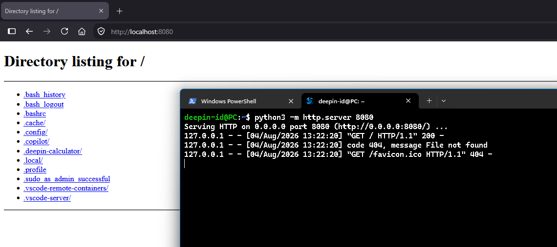 localhost wsl di windows